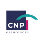 Logo de CNP assurances, partenaire assureur de Aquifinance.